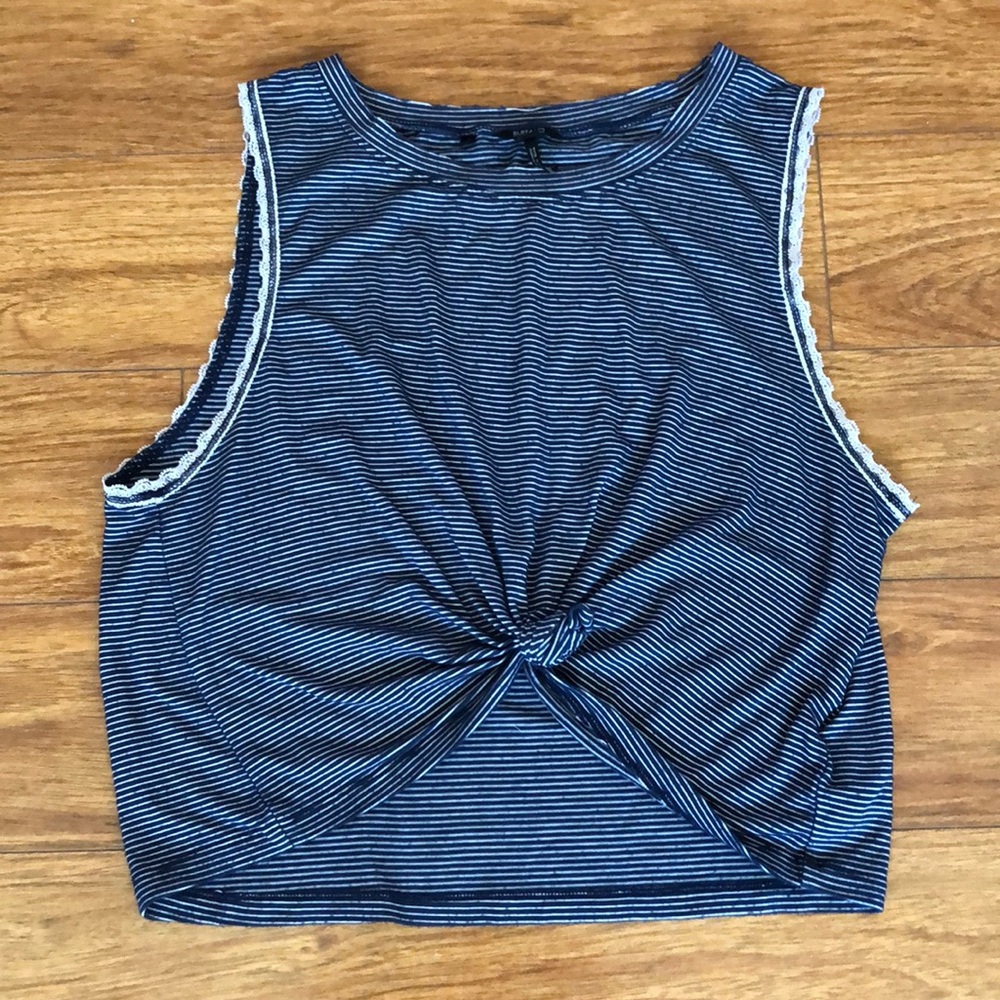 Buffalo striped crop top